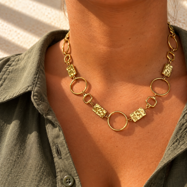 Collier acier inoxydable Miami