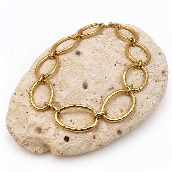 collier-brooklyn-acier-inoxydable-doré-1.png Collier maillons ovales acier inoxydable