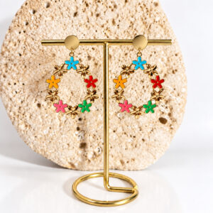 Boucle d’oreille passion - acier inoxydable